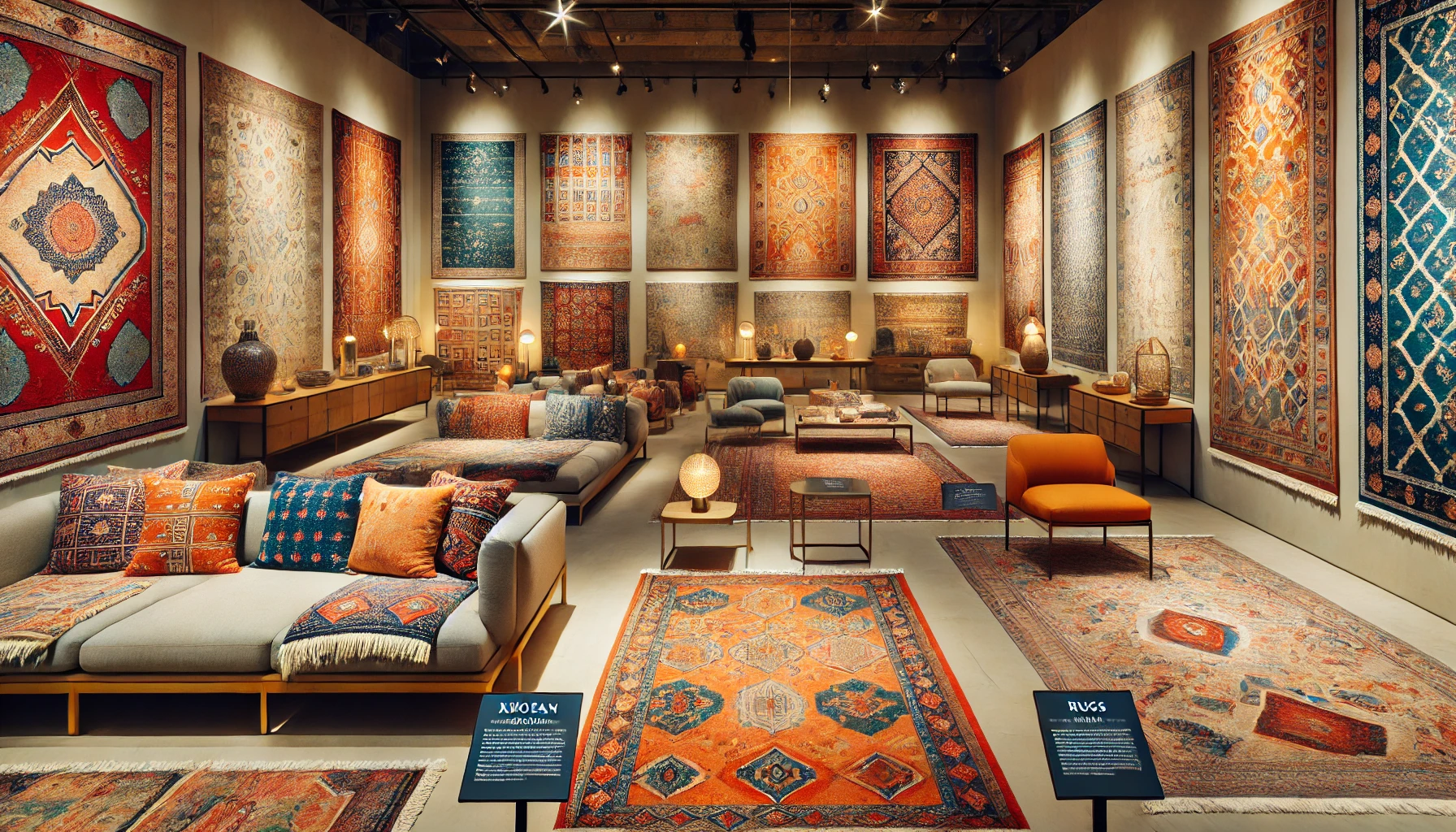 A curated selection of rug categories, including Moroccan, Khotan, Kazak, antique, contemporary, modern, Oushak, and vintage designs, each offering unique style and craftsmanship to complement any space.