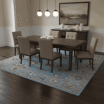 Traditional Turkish Oushak Rug 9x12 - Image 4