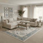 Exquisite Oushak style Hand Knotted Rug 8x10 - Image 5