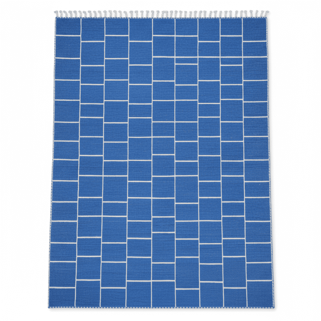 Moroccan 10×14 Modern Blue Rug Moroccan 10x14 | Modern Blue Rug - Image 1