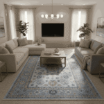 Oushak 8x10 | Blue Rug - Image 5