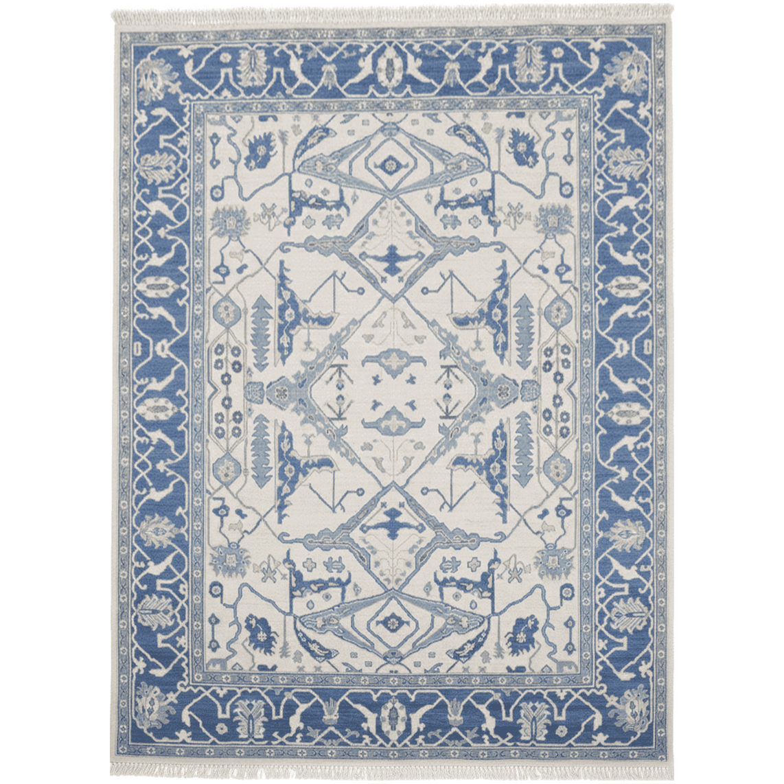 Oushak 8×10 8 (1) (1) Turkish Oushak Hand Knotted Rug 8x10 - Image 1