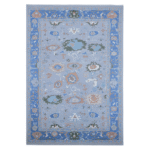 Handmade Oushak 100% Wool Rug 9x12
