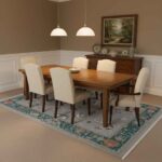 Handmade Oushak 100% Wool Rug 9x12 - Image 5