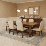 Hand-knotted Wool Oushak Rug 10x14 - Image 4