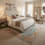 Vintage Oushak Wool Rug 9x12 - Image 5