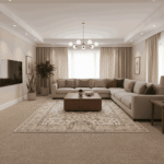 Neutral Oushak rug 9x12 - Image 5