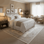 Hand-knotted Wool Oushak Rug 10x14 - Image 6