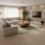 Kilim Afghan Multicolor Oushak 9x12 - Image 6