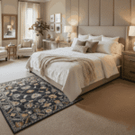 Handmade Black Color Modern Oushak Rug 9x12 - Image 5