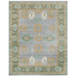 gray oushak rug