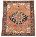 Antique Persian Serapi Circa (1890) 9.9x11.5