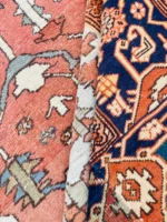 Antique Persian Serapi Circa (1890) 9.9x11.5 - Image 5