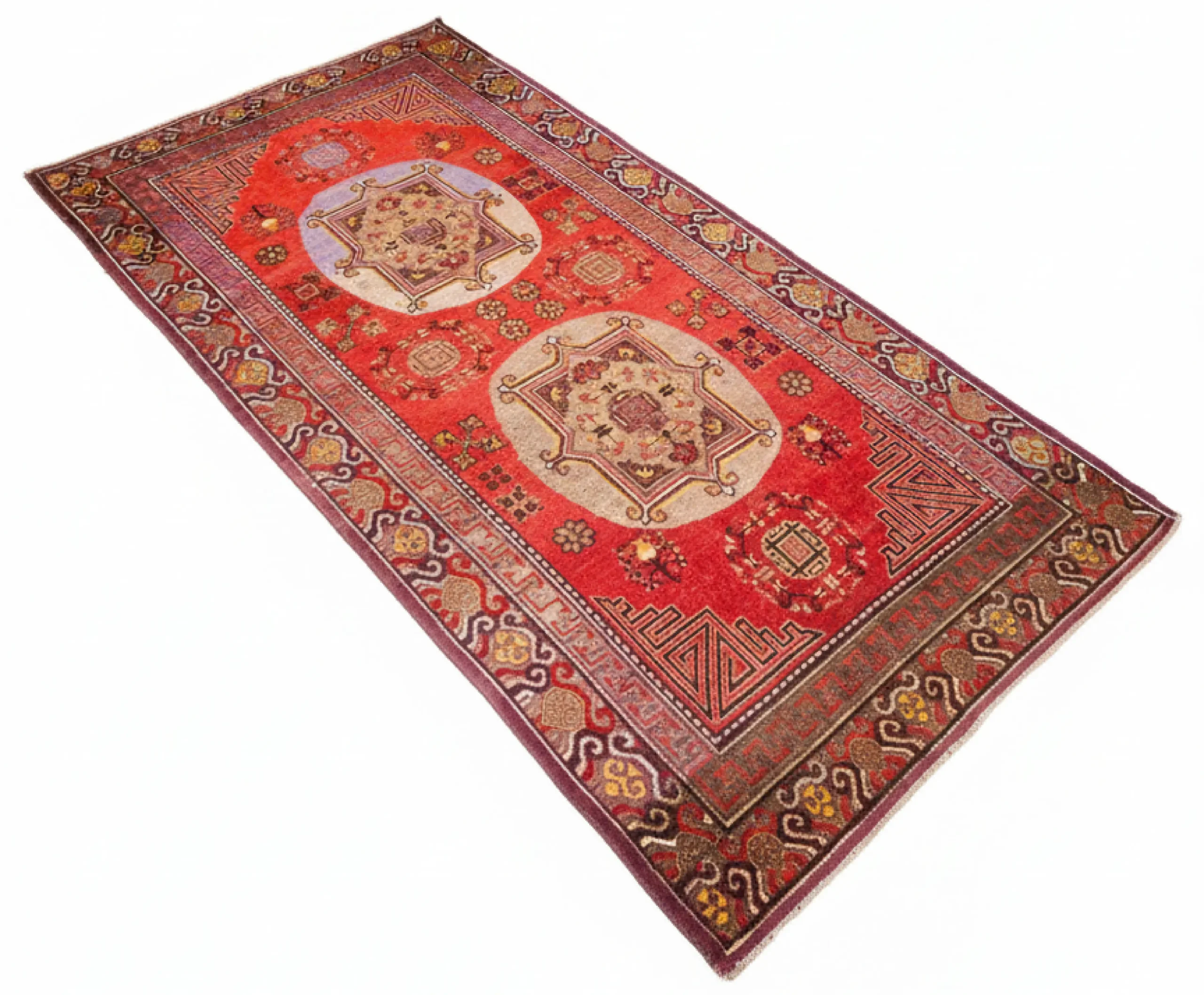 Antique_khotan__5x10__2 Antique Khotan 5x10 - Image 2