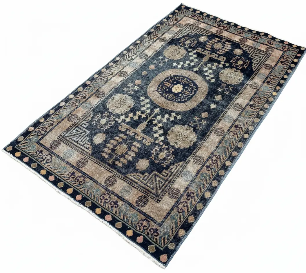 Antique_khotan_rug__3_5x5_7__2 Antique Khotan Rug 3.5x5.7 - Image 3