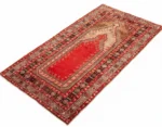 Turkish Vintage Prayer Rug 3.4x5.4 - Image 2