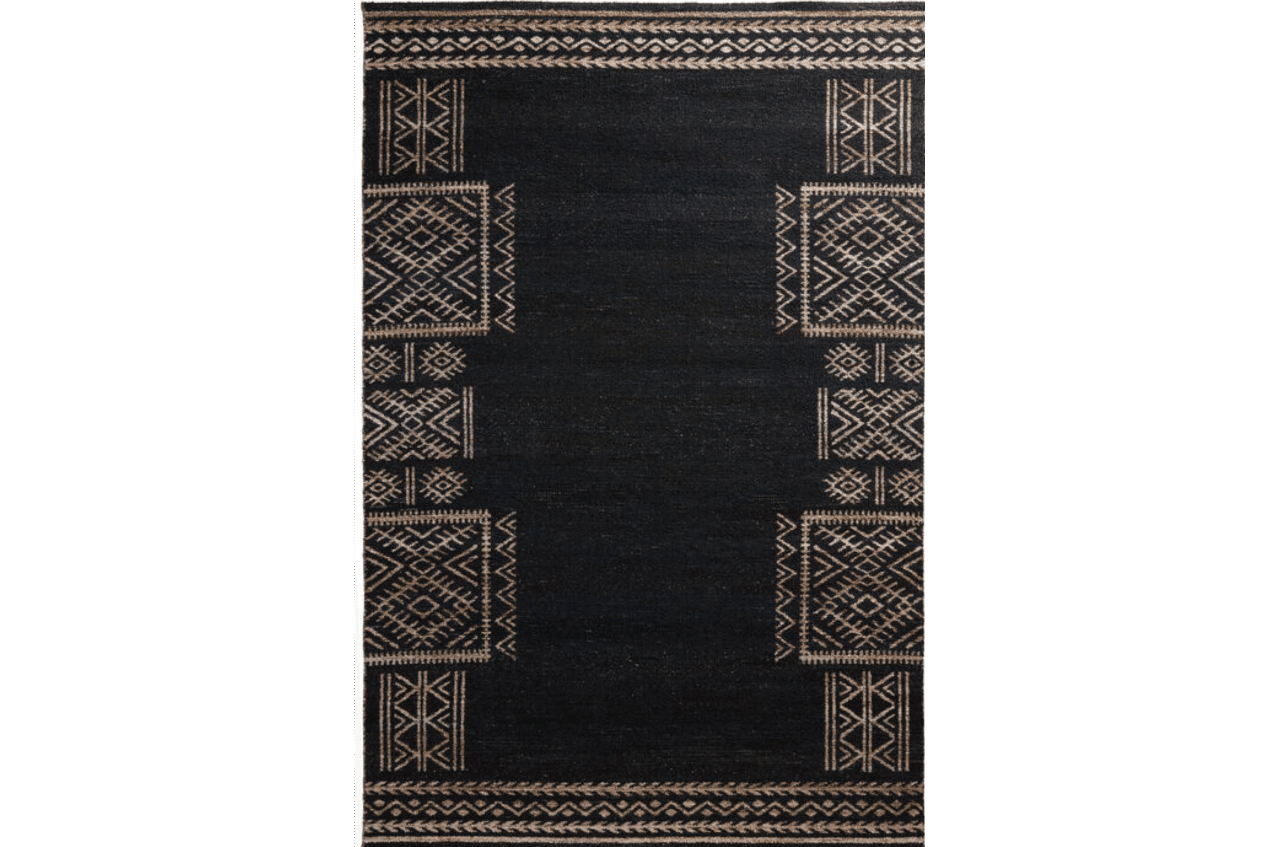 Black Outdoor Rug