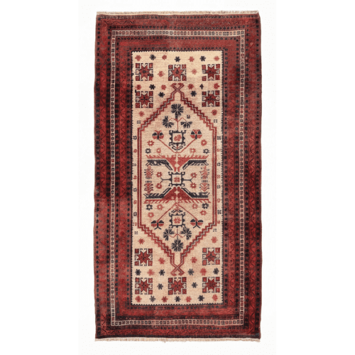 Untitled design (25) Baloch Rug 3.7x5.10 - Image 1