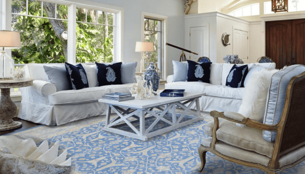 blue oriental rugs