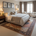 Antique Persian Serapi Circa (1890) 9.9x11.5 - Image 6