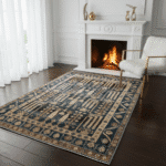 Vintage Bakhtiari 5x8 | Traditional Wool Carpet - Image 6