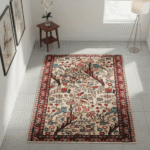 Vintage Hamadan 3x4 | Bedroom Rugs - Image 9