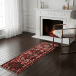 Vintage Karajah 1.6x4.6 | Persian Runner Rug - Image 9