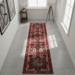 Vintage Karajah 1.6x4.6 | Persian Runner Rug - Image 7