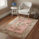 Vintage Khotan Rug 4.7x7 - Image 7