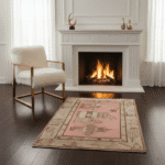 Vintage Khotan Rug 4.7x7 - Image 6