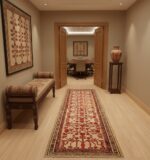 Antique Khotan Runner 2.9x10.7 - Image 2